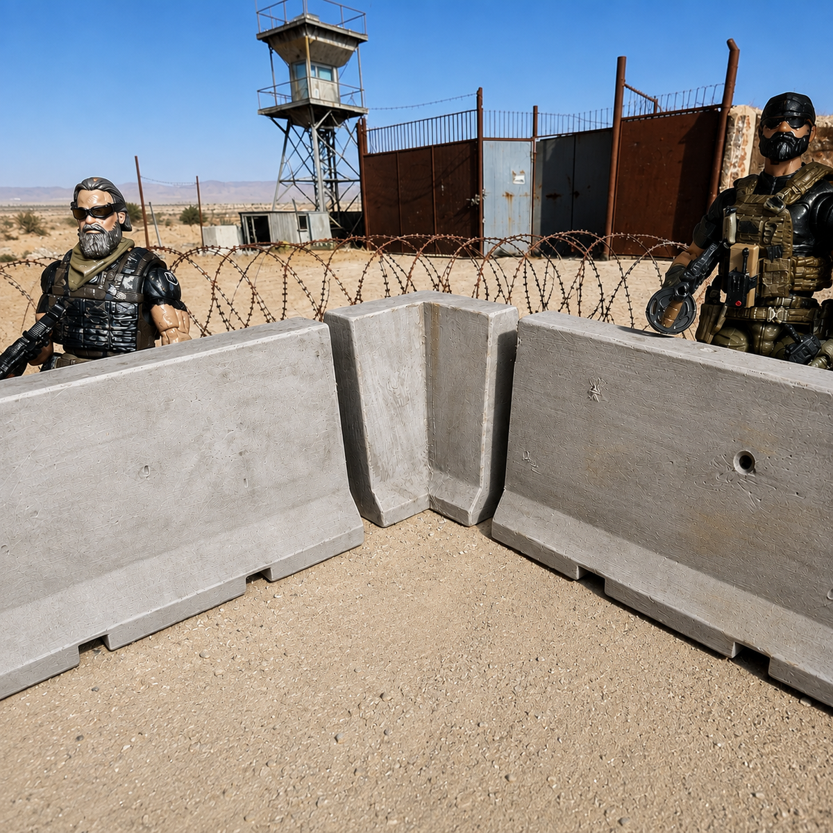 Tactical Barrier System - Corner | 1/12 Scale