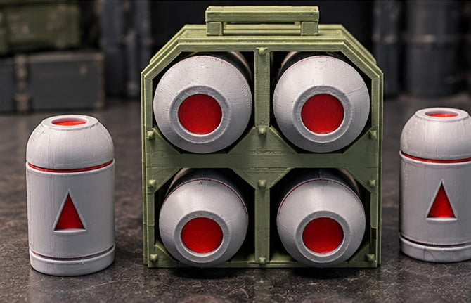 BVC Field Ordnance Rack | 1/12 Scale