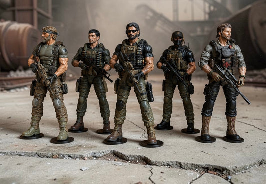Action figure display stands