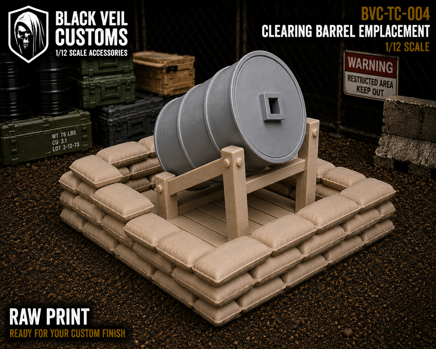 Clearing Barrel Set | 1/12 Scale